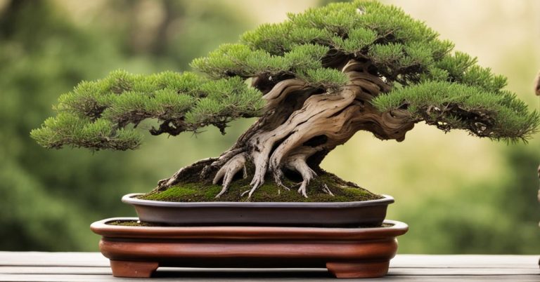 Bonsai z jałowca płożącego: Formowanie drzewka iglaste poducha