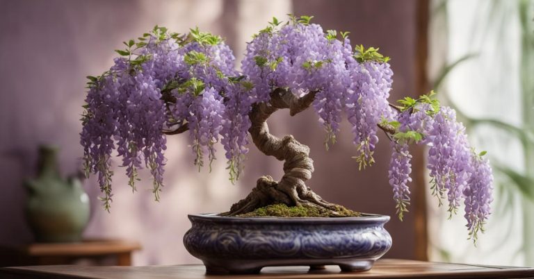 Wisteria bonsai: uprawa i zestaw do uprawy glicynia w doniczce