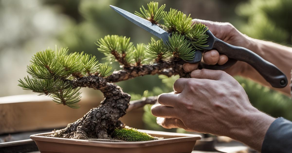 jak zrobić bonsai z sosny