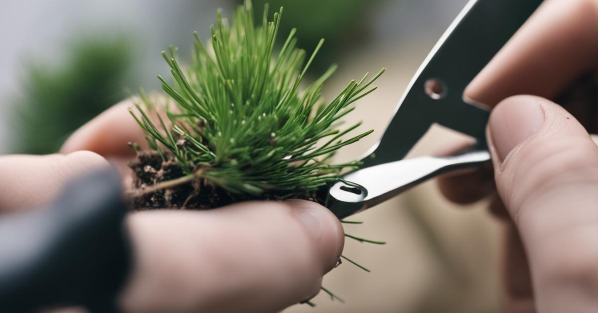 jak przycinać sosnę na bonsai